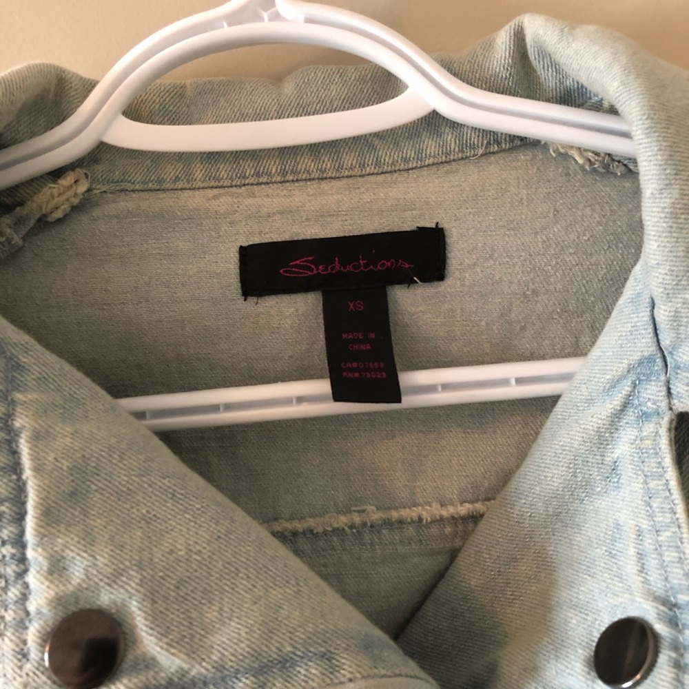 Cropped Denim jacket - Picture 4 of 6